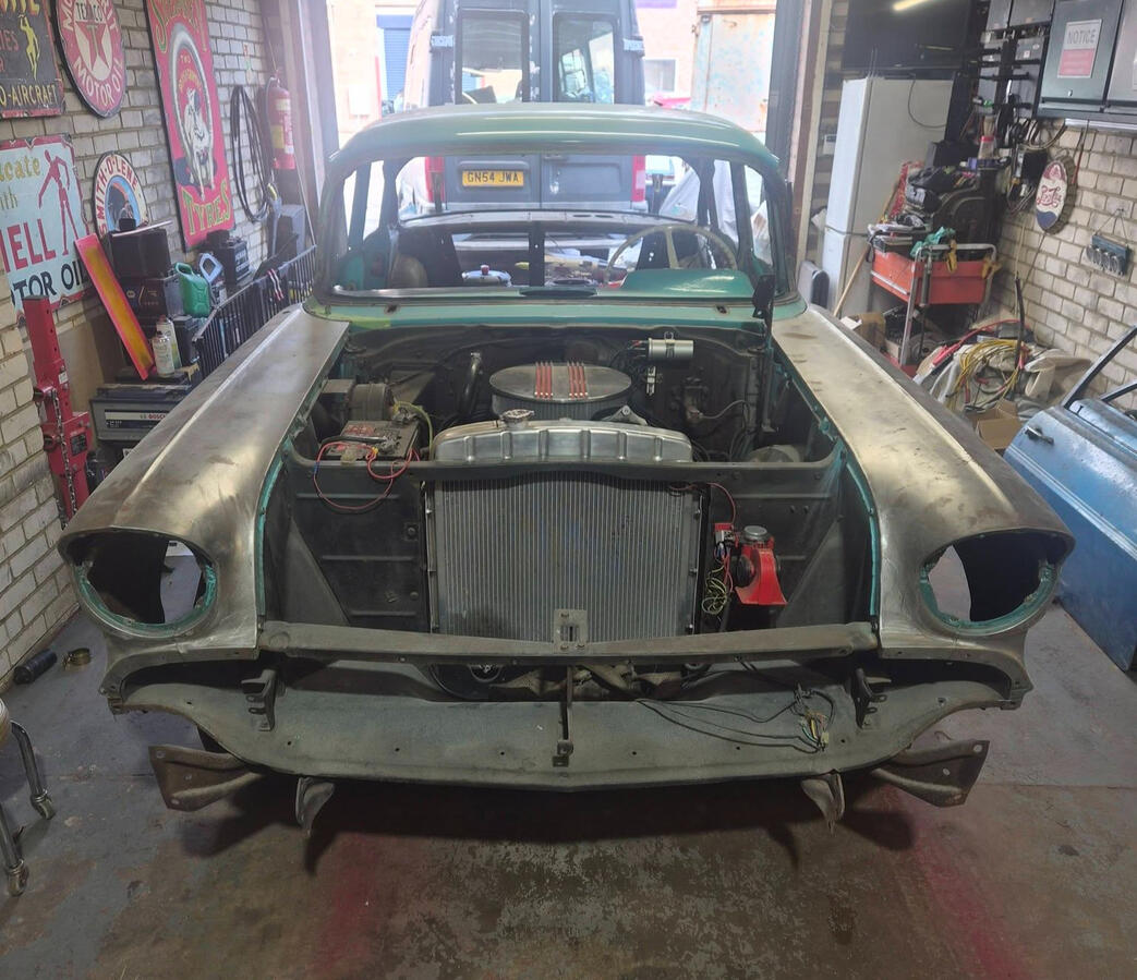 Sunbeam Bodyshell Sunbeam bodyshell that has been fully stripped to have welding work done.